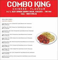 Combo King menu 3