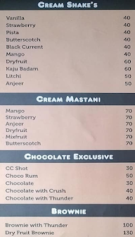 Cafe Creamy Nuts menu 6