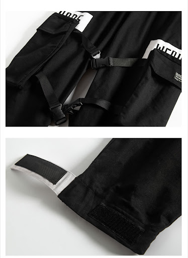 Title 7, Mens Casual Loose Straight Pants Sports Beamed...