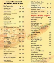 Blue Monkey menu 2