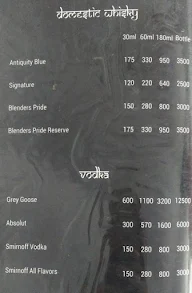 Kadar Khan's Sheesha menu 3