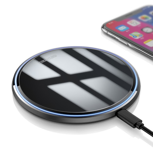 Title 3, Cross-Border 10W Mirror Wireless Charger Fast C...