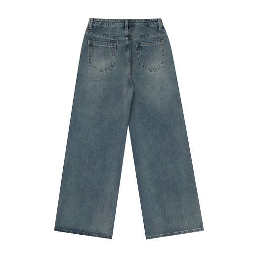 Title 7, Fashion Personality Male Loose Straight Pants. ...