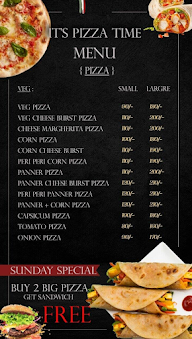It's Pizza Time menu 2
