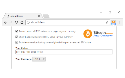 Bitcoin Auto-Converter