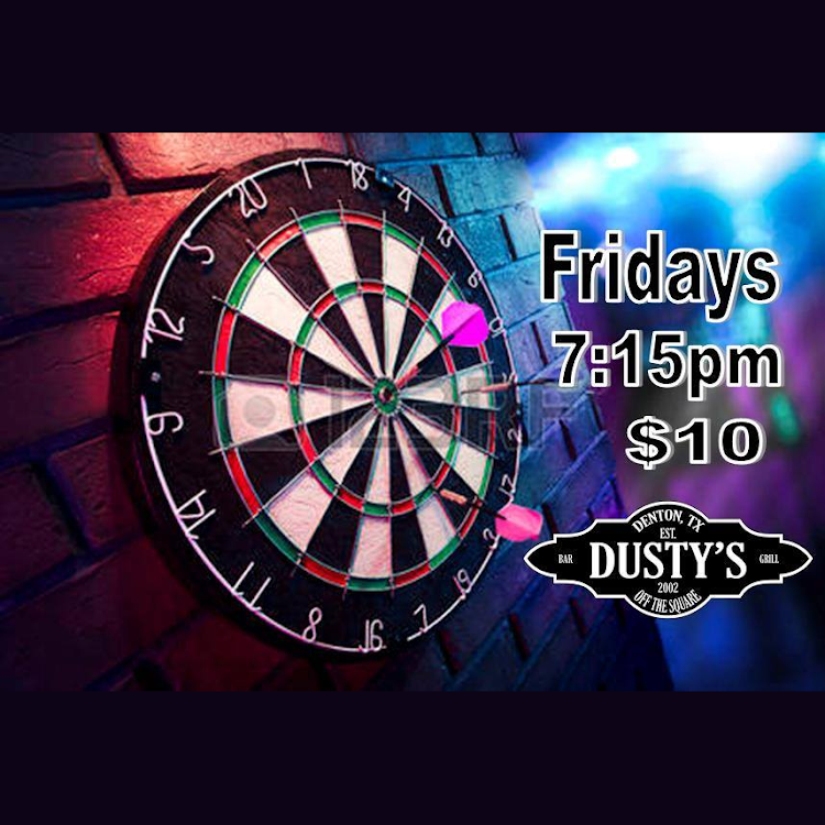 Logo for Friday Night Dart Tournament