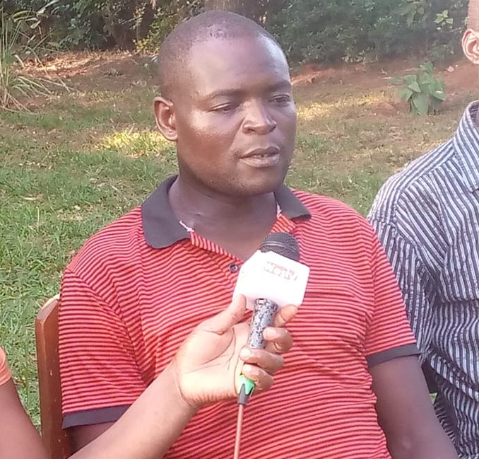 Henry Karani during an Interview at their Webuye home on February 26,2024.