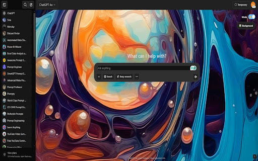 ChatGPT Dark Mode & Background