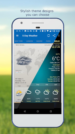 Screenshot Weather & Clock Widget