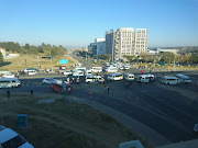 Gautrain Midrand Station come to a standstill last month after the South African Taxi Council embarked on a strike in a protest against the monthly cost of their Toyota Quantum vehicles. File photo.