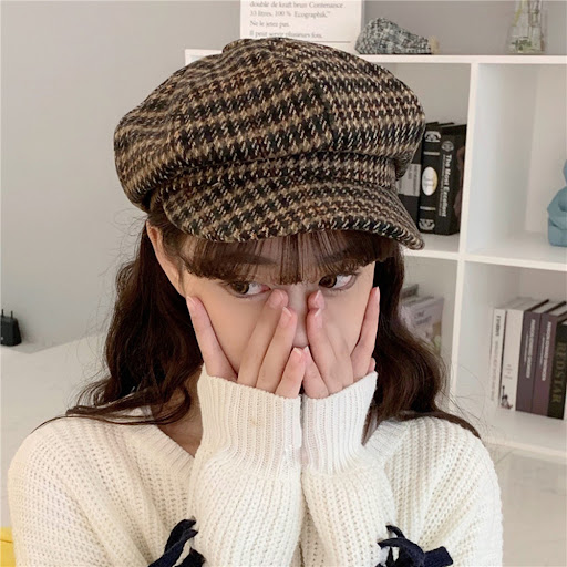 Title 1, Fashion Painter Hat Trendy Retro British