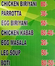 MKA Ambur Hot Dum Biriyani menu 1