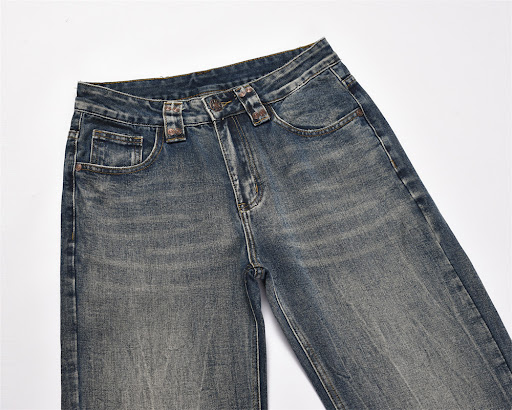 Title 9, Washed Denim Trousers Mens Loose Casual. Exper...