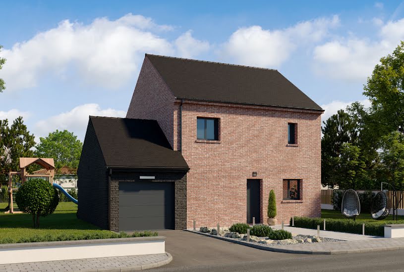  Vente Terrain + Maison - Terrain : 400m² - Maison : 98m² à Hazebrouck (59190) 