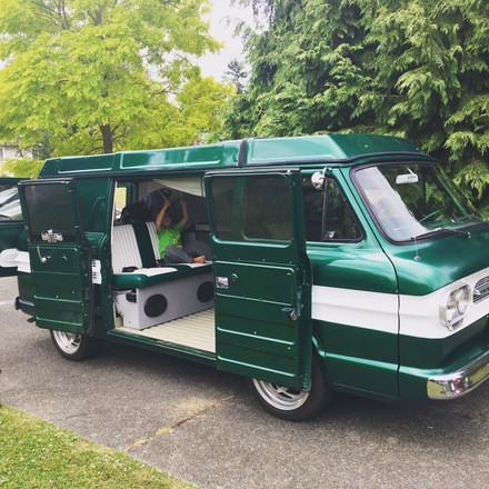 1964 Corvair Van With POP Top Hire BC