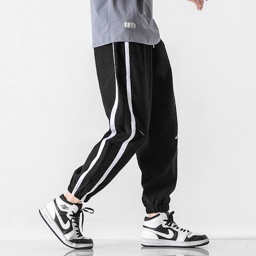Title 6, Cropped Trousers With Webbing Stitching