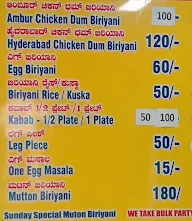 Ultra Biryani Paradise menu 1