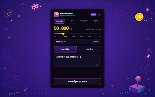 Tipme — Donate nhanh trên YouTube screenshot 2