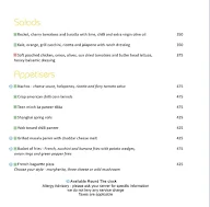 Aqua - The Park menu 1