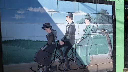 Bike Riding mural 