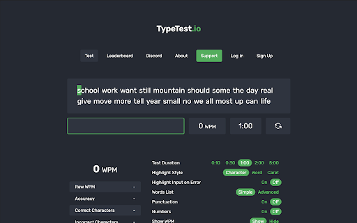 TypeTest.io Themes