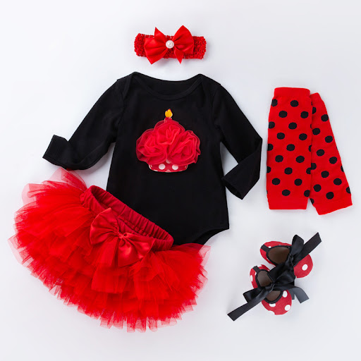Title 2, Creative cartoon 5-piece princess dress for ima...