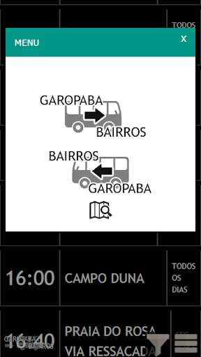 GaropabaGO 2019 - Horários de ônibus em Garopaba