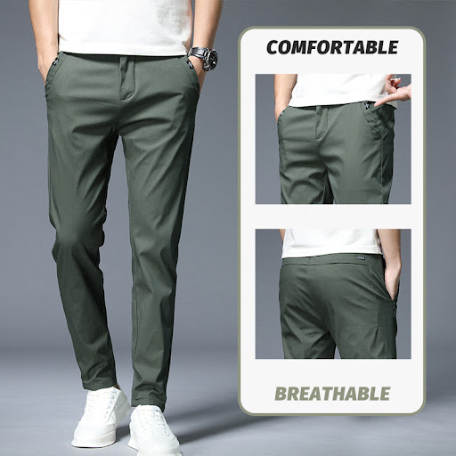 Title 9, Mens Summer Thin Pants Casual Trousers Straigh...