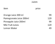 Shake & Juice Planet menu 1