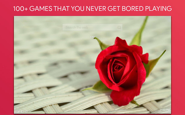 Red Rose Wallpaper HD Custom New Tab