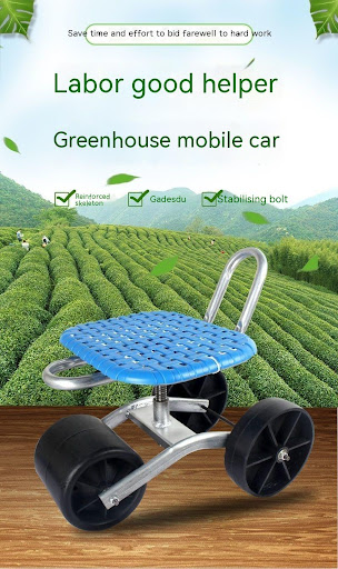 Title 6, Lazy Field Picking Stool Bike Shed for Agricult...