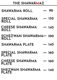 Shawarmaz menu 1