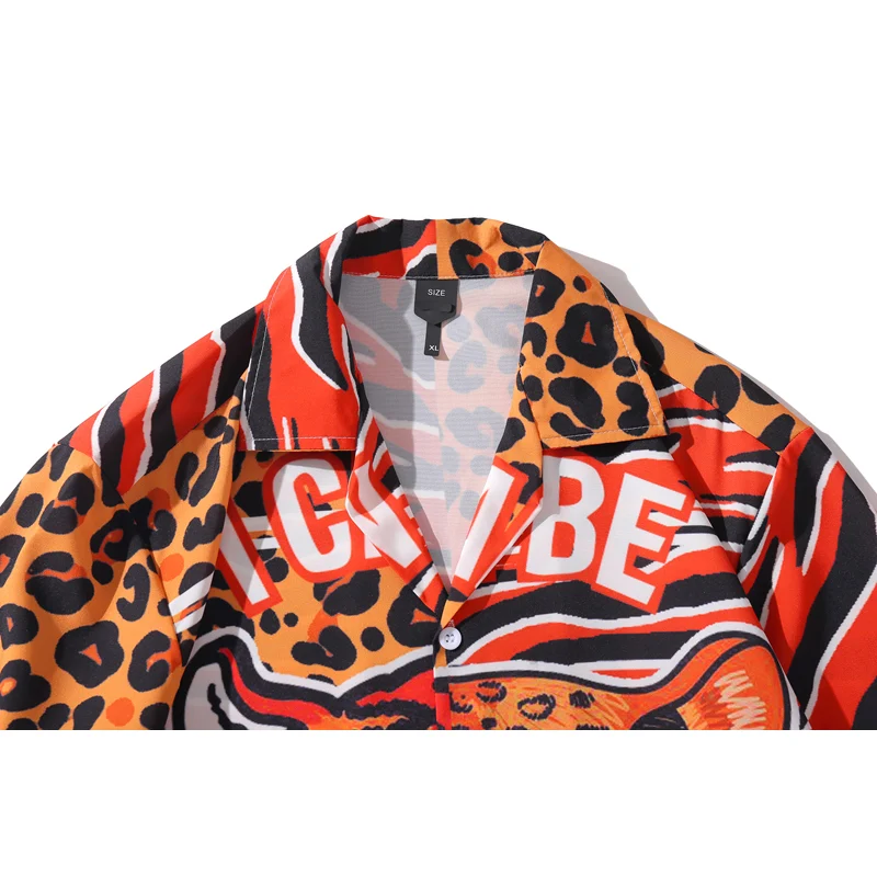 Printed short sleeve shirt