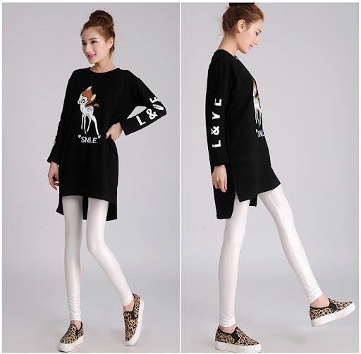 Title 1, Solid thin skinny matte snakeskin leather pants...