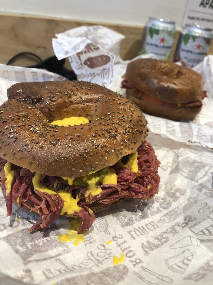 GF Hot Salt Beef and GF Reuben