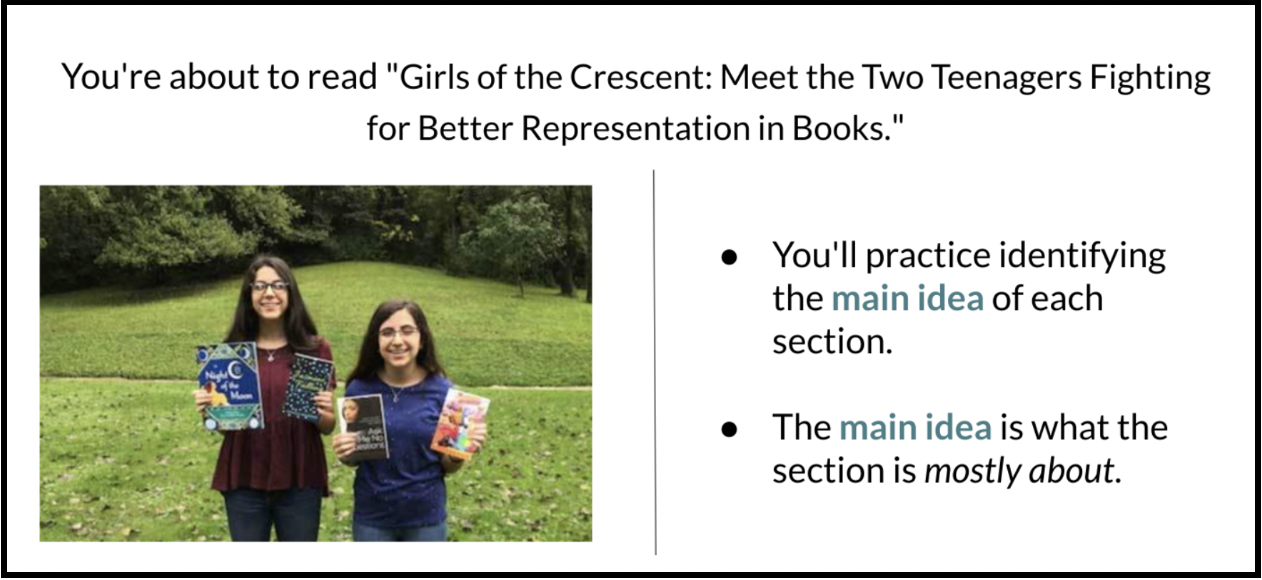 Target section for "Girls of the Crescent" Target Lesson.