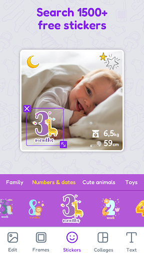 Screenshot Baby Photo Editor