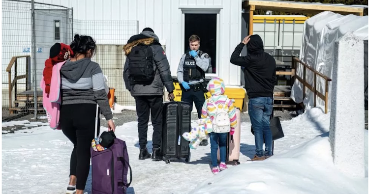 The number of migrants who have crossed the northern border at Roxham Road surged last year