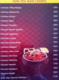 Gateway Hyderabad menu 1