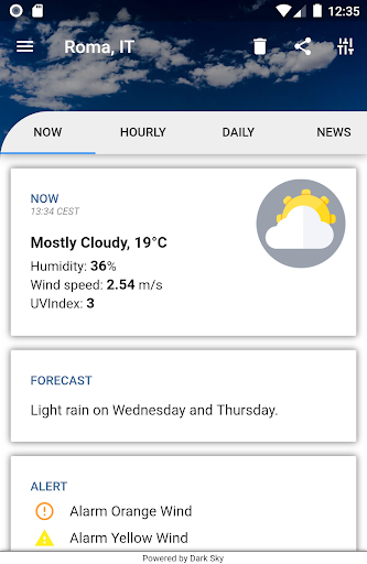 Dark Sky Weather Android Apk