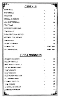 Galaxy- Hotel Kavitha Residency menu 3