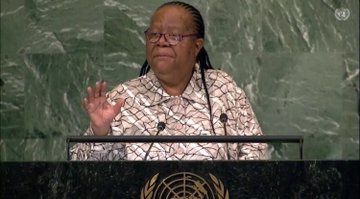 International relations minister Naledi Pandor. Picture: SAMISSIONNY VIA TWITTER