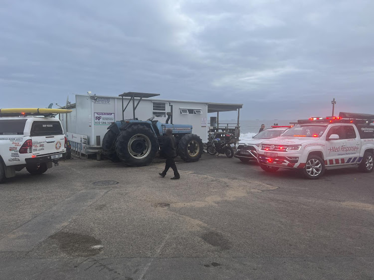 A Medi Response team responded to a drowning in progress at Salmon Bay, Ballito on Monday.