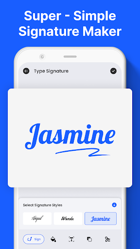 Screenshot Electronic Signature Maker