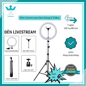 Đèn Livestream Bán Hàng 26Cm 30Cm 33Cm 36Cm Đèn Để Bàn Chuyên Dụng 3 Chế Độ Cao Cấp Hỗ Trợ Chụp Ảnh Trang Điểm