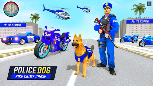 Screenshot Police Dog Crime Bike Chase