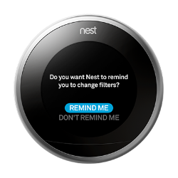 Nest reminder filter settings