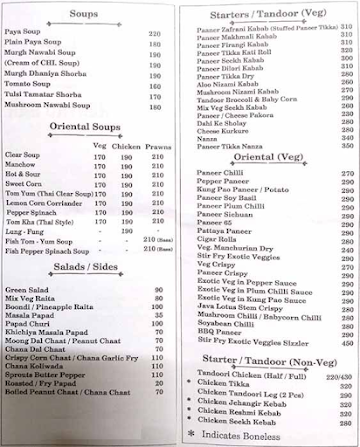 Hotel Surekha Family Restaurant And Bar menu 