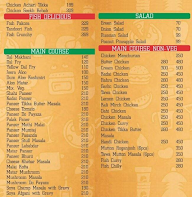 War of Food menu 2