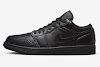 air jordan 1 low “triple black”